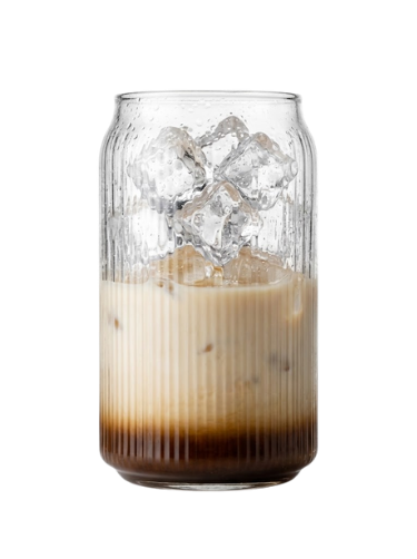 Chilled Iced Coffee Can Glass